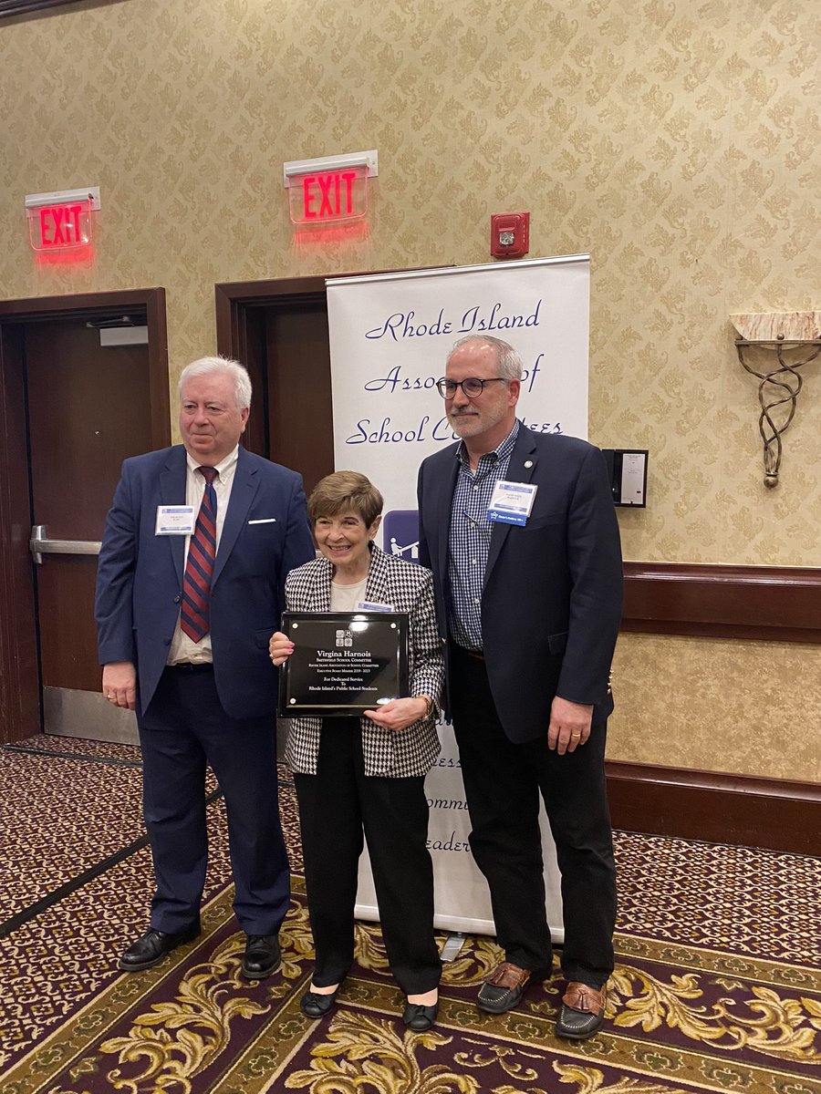 Thank you RI School Committee Association for inviting  <a href="/RIDeptEd/">Rhode Island Department of Education (RIDE)</a> to participate in the Annual Meeting. Congratulations to Jean Harnois from Smithfield for serving for 40 years on Smithfield School Committee!