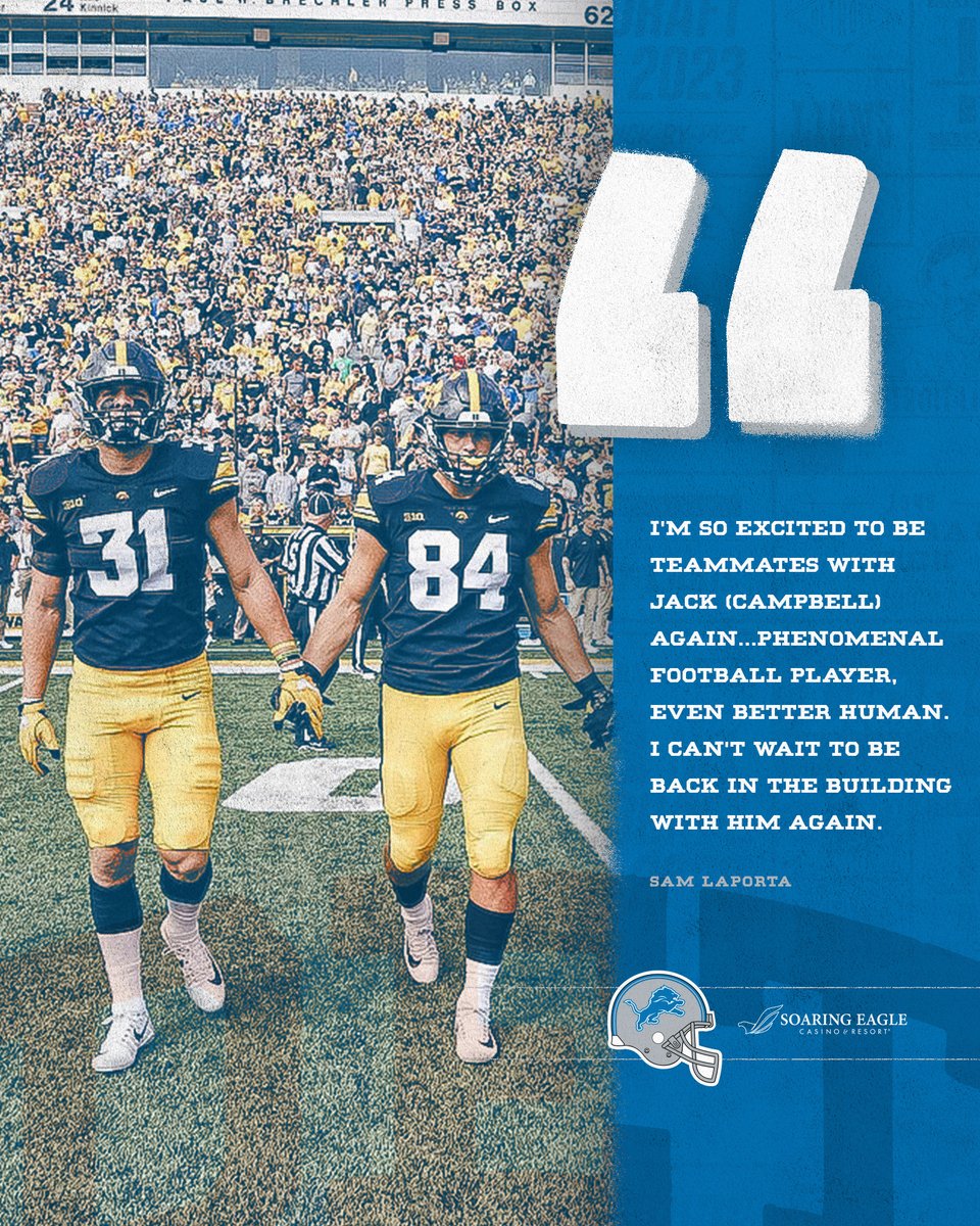 Detroit Lions On Twitter Iowa Teammates Reunited HawkeyeFootball 