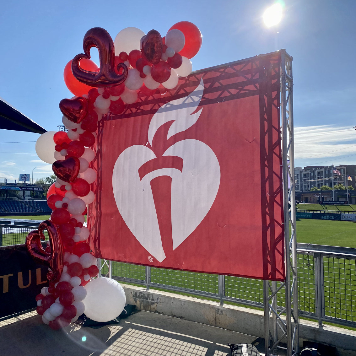 StJohnHealthOK's tweet photo. Showing our enthusiasm to support @AHAOklahoma 2023 Tulsa Heart Walk! Thank you to each of our teams and the many walkers who came out to show their support. #LeadingWithQuality #HeartWalk #WeAreAscension https://t.co/TDk0EVv1RB