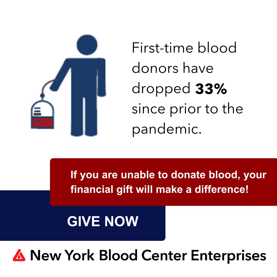 The obstacles facing the community blood supply have not ended as we transition to a post-pandemic world. Your financial gift WILL make a difference! View the link bit.ly/EOY22_BldExp_T… to discover a cause that you can support and donate a financial gift.