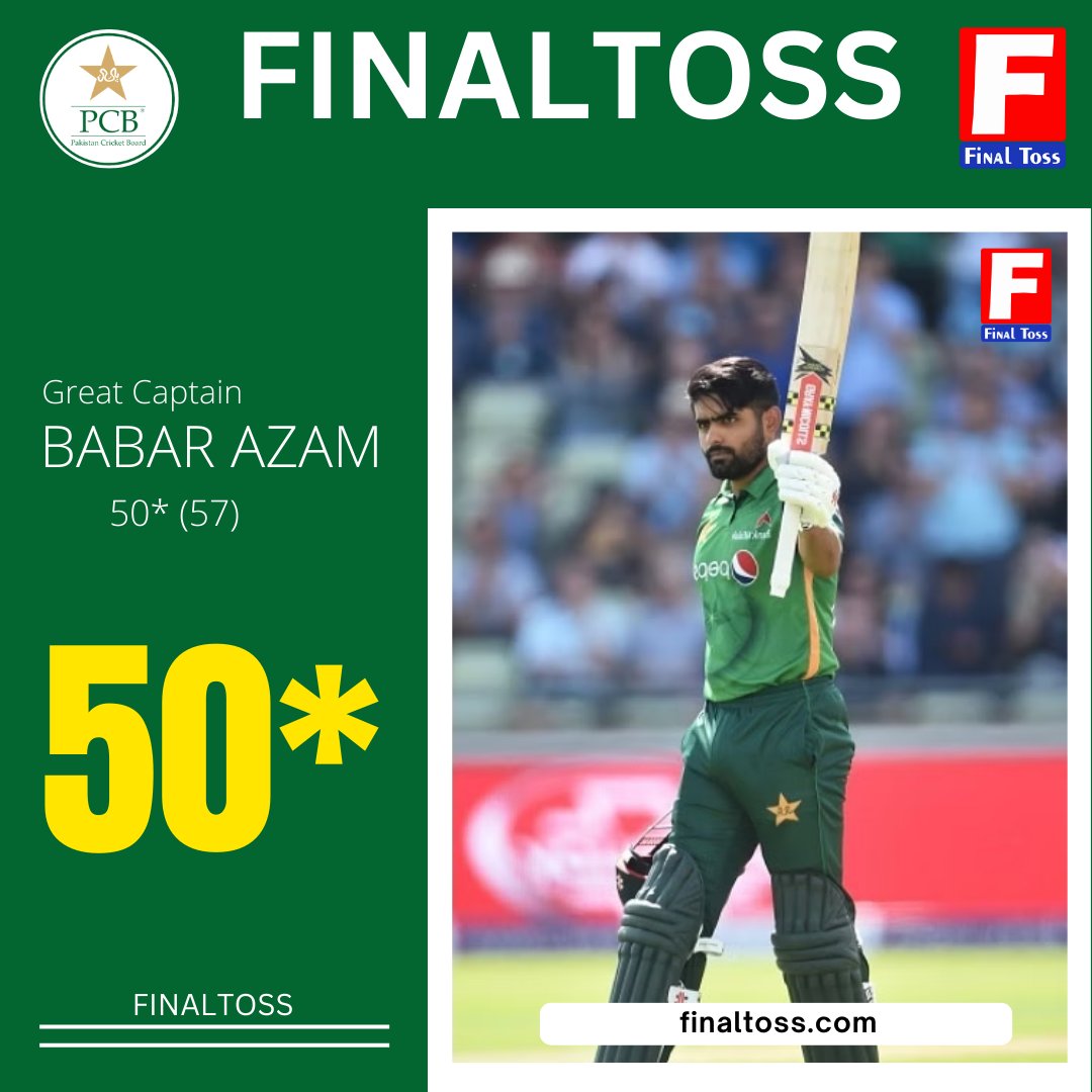 FinalToss's tweet photo. ODI-Series
Pakistan vs New Zealand
Pak - Babar Azam Great Captain
50* (57)
Today I Match
MATCH 02
29, April, 2023 I
VENUE Pindi Cricket Stadium
#finaltoss I #Pakistan I #NewZealand I #PCB I #TEAM I #odi
Visit: https://t.co/ptKCIhCozE
#PAKvNZ | #CricketMubarak https://t.co/5uSWDix5jt