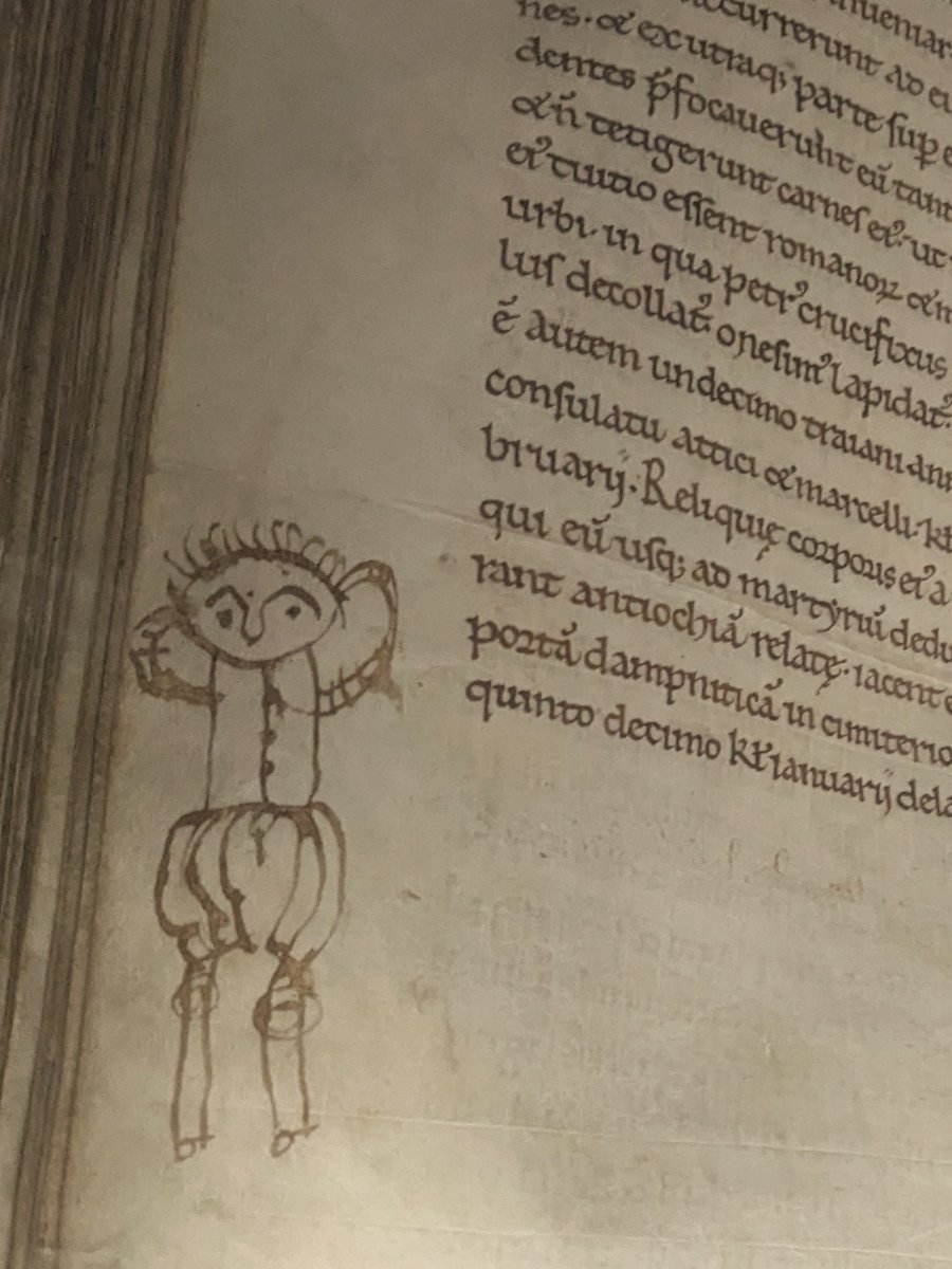 Trop de contenu anxiogène, vous avez besoin de voir ce petit bonhomme, les mains en l'air, dessiné dans la marge d'un manuscrit au 12e siècle