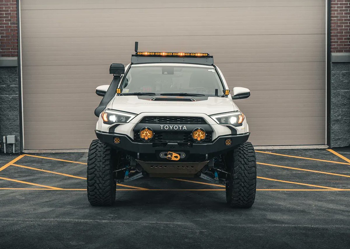 trail4r's tweet photo. Conquer the great outdoors with the ultimate #Overland setup: the Backwoods Adventure Mods Roof Rack for your #Toyota4Runner, featuring optional chase light cutouts 🌄 https://t.co/17eUQT8oHj https://t.co/285CGbE77e