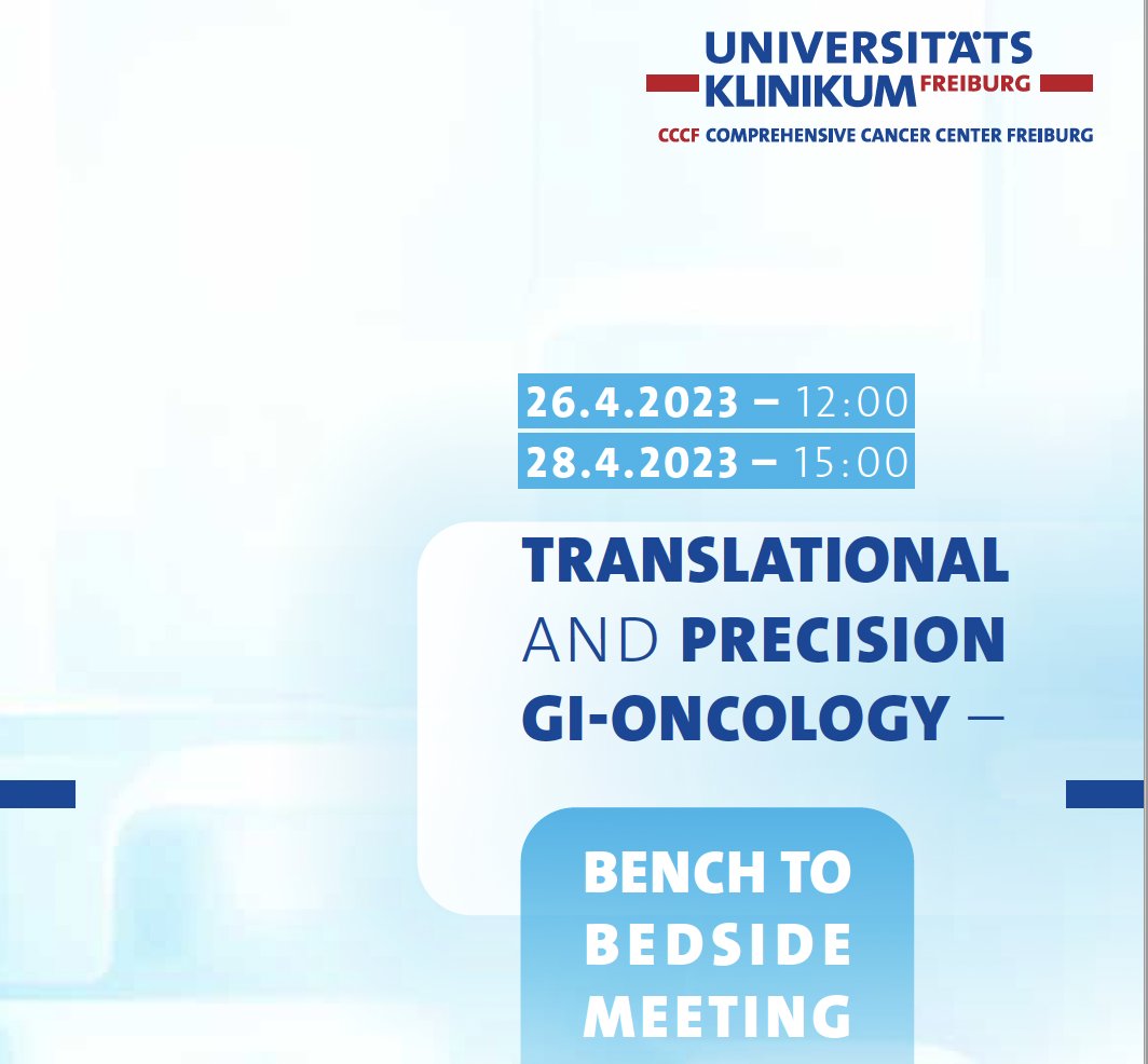 Arndt Vogel (@arndtvogel) on Twitter photo 🔥3 intense days at the 1st Translational and Precision Oncology meeting in Freiburg🔥
👉Excellent speakers & great discussions
👉Innovative meeting to bridge the gap between scientists, clinicians & industry
🙏Great kudos to the organizers <a href="/SaborowskiAnna/">Anna Saborowski</a> <a href="/BenWestphalen/">Ben Westphalen</a> & M. 🔥3 intense days at the 1st Translational and Precision Oncology meeting in Freiburg🔥
👉Excellent speakers & great discussions
👉Innovative meeting to bridge the gap between scientists, clinicians & industry
🙏Great kudos to the organizers <a href="/SaborowskiAnna/">Anna Saborowski</a> <a href="/BenWestphalen/">Ben Westphalen</a> & M.