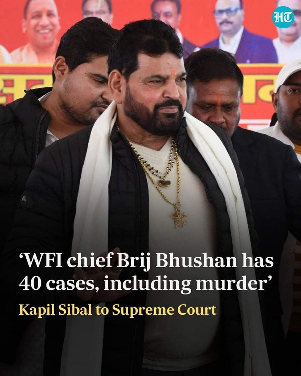 Gabbar0099's tweet photo. A Member of parliament and the chief of wrestling federation of India from India's rulling party, BJP. https://t.co/G82vVK6SJY