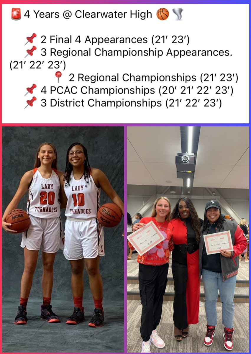 Alicia Evans (@basketball23mom) on Twitter photo ❤️🥹❤️ These 2 ❤️ Freshman Yr ~ Senior Yr ….We started this Journey Together ~ Congratulations and Much Success in their Next Chapter @LivFuller20 attending <a href="/GSAthletics_WBB/">Georgia Southern Women’s Basketball</a> and <a href="/AceSturdivant10/">Ace Sturdivant</a> attending <a href="/WoosterWBB/">Wooster WBB</a> #AlwaysCTFamily #LadyTornadoes #1000ptClub ❤️🥹❤️ These 2 ❤️ Freshman Yr ~ Senior Yr ….We started this Journey Together ~ Congratulations and Much Success in their Next Chapter @LivFuller20 attending <a href="/GSAthletics_WBB/">Georgia Southern Women’s Basketball</a> and <a href="/AceSturdivant10/">Ace Sturdivant</a> attending <a href="/WoosterWBB/">Wooster WBB</a> #AlwaysCTFamily #LadyTornadoes #1000ptClub
