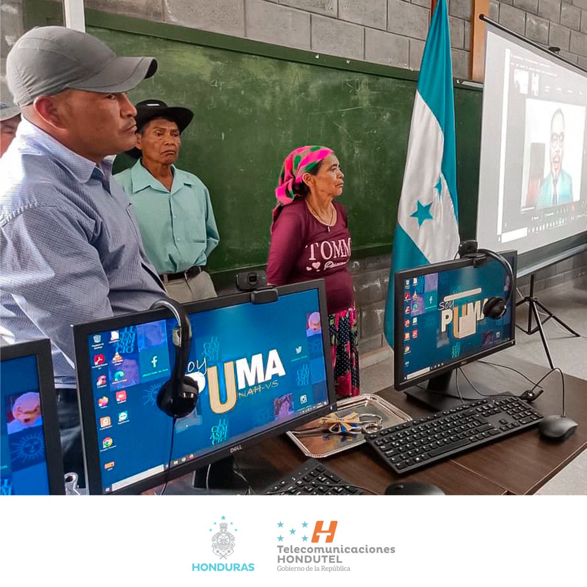 jamoraleshn's tweet photo. Con mucha algarabía y alegría en el corazón, hemos instalado el primer caso de éxito con la tecnología RURALMAX, en el Centro Regional Universitario (UNAH) habilitando la conectividad de internet para que nuestros hermanos de San Francisco de Opalaca cuenten con un aula tecnológica donde nuestros jóvenes puedan adquirir formación universitaria, agradezco al Rector de la UNAH Dr. Francisco Herrera por involucrarnos en el desarrollo de este proyecto, Hondutel es de todos, VAMOS A RECUPERARLA #RescateHondutel #GobiernoSolidario