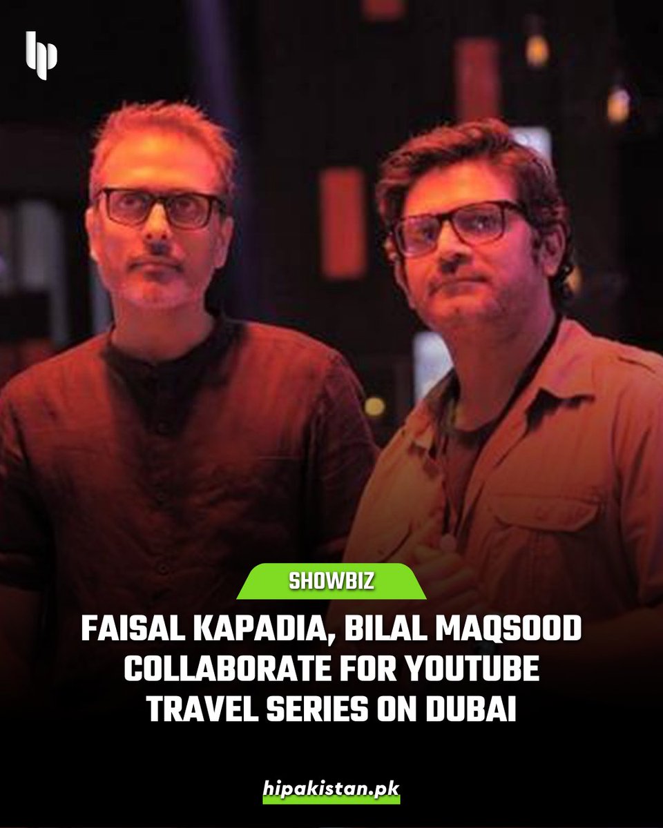 hipakistanpk's tweet photo. The series comprises 3 episodes averaging 9 minutes each, taking viewers on an immersive journey through the vibrant city of Dubai.
#FaisalKapadia #BilalMaqsood #Strings #StringsBand #Dubai #viral #BreakingNews #hipakistan https://t.co/FYoGbS8r1W