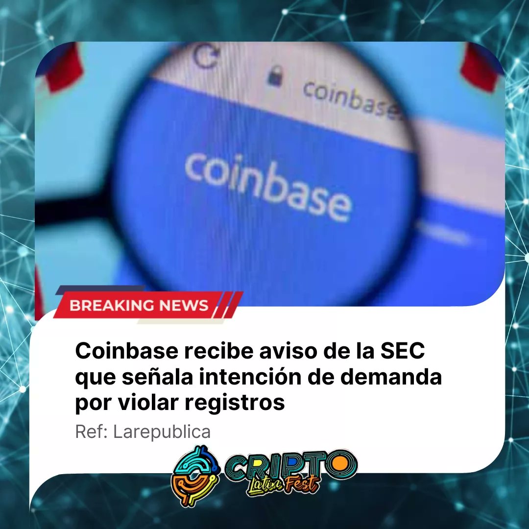 Criptolatinfest's tweet image. 🧐El presidente de la Comisión de Bolsa y Valores indica que muchos de los tokens y productos ofrecidos por las compañías criptográficas son valores y que las plataformas de negociación deben registrarse en su agencia📝#criptonoticias #criptoinfo #criptoenespañol #coinbase