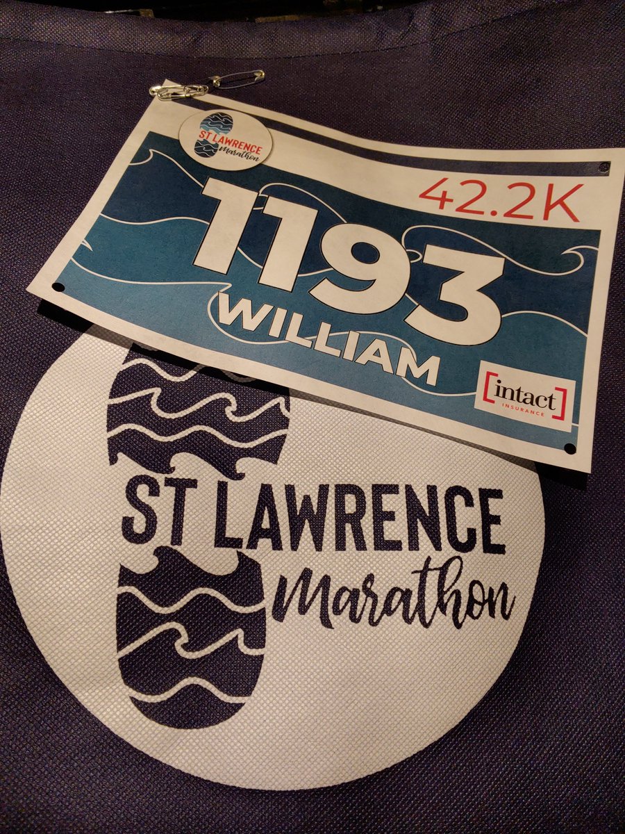 WGStephenson's tweet photo. Had a great morning jaunt along the St Lawrence River. Highly recommend the St Lawrence Marathon for those who love running  - and even for those who, like me, mostly hate it. https://t.co/0kxgIekBLO