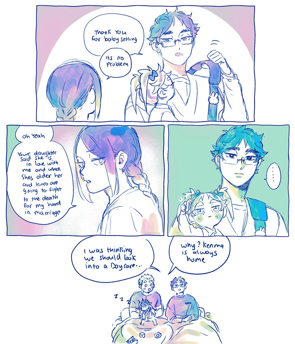 baby au: kenma's hand in marriage