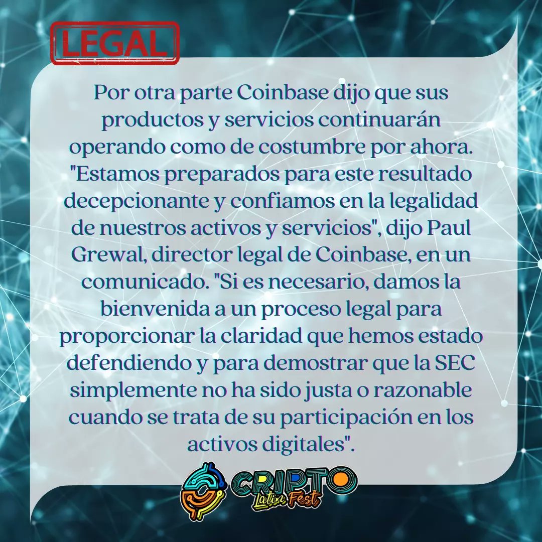 Criptolatinfest's tweet image. 🧐El presidente de la Comisión de Bolsa y Valores indica que muchos de los tokens y productos ofrecidos por las compañías criptográficas son valores y que las plataformas de negociación deben registrarse en su agencia📝#criptonoticias #criptoinfo #criptoenespañol #coinbase