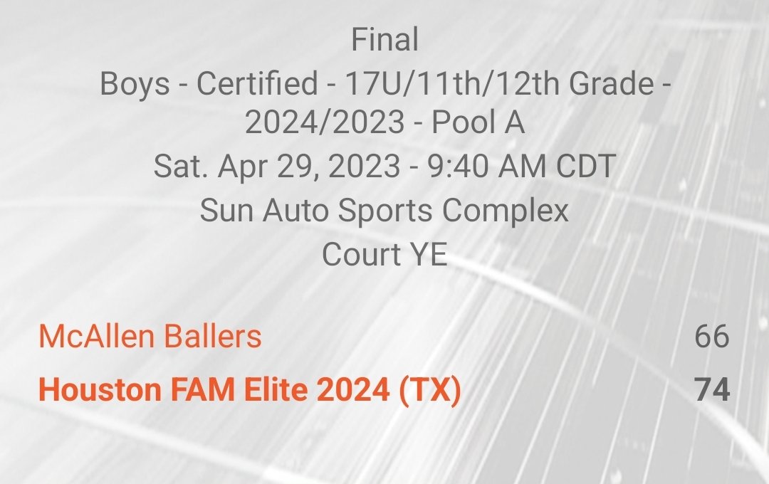 McAllenBallers's tweet photo. Tough loss @BigfootHoops Kingwood vs @FAMELITE1 had our chances up 5 late in the 2nd onto the platinum bracket @Moyaaa_11 w/26 @ryannsanchezz w/14 @ZionRod06 w/12 @its_joee1 w/8 @AimHighProduct3 @pepelepiu123 @djones8301 @rgvsports @CoachAlanis @Narro88 @KRGVSports @cortezmg007 https://t.co/DXUdl4R1br