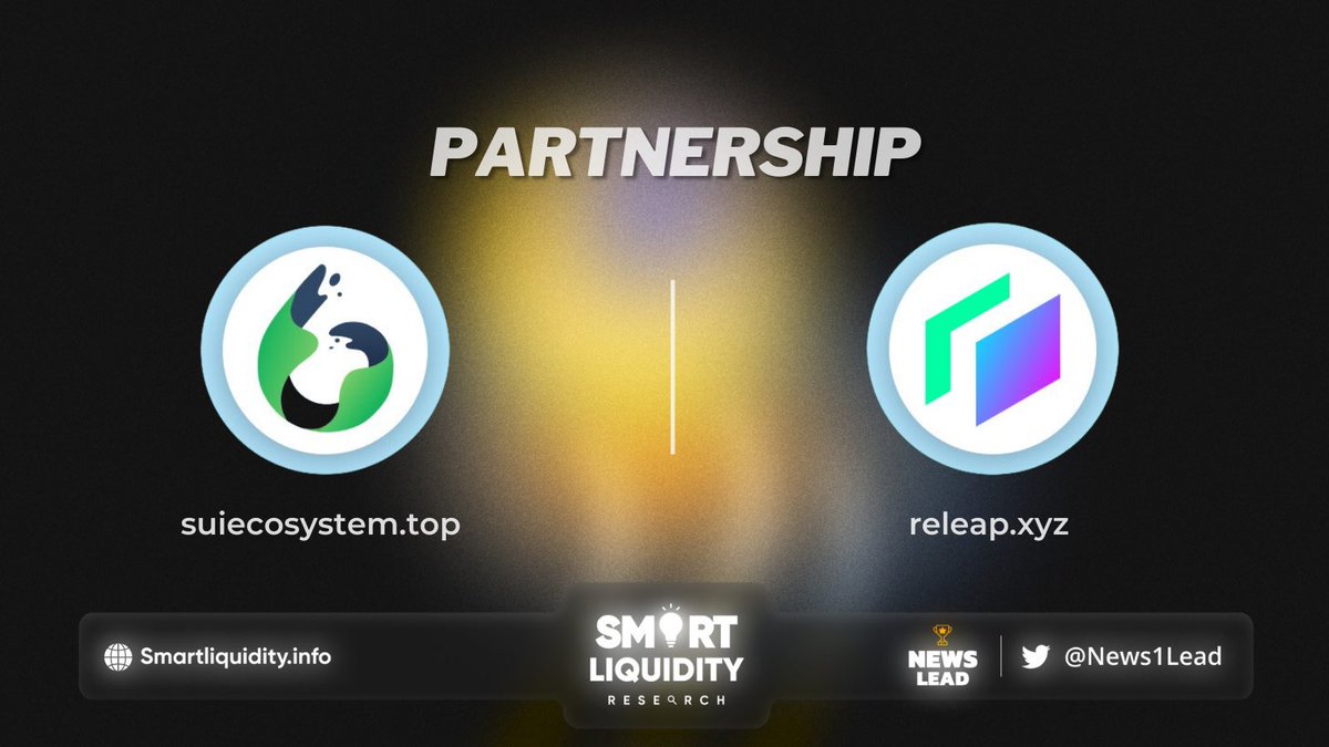 News1Lead's tweet photo. 🤝 @SuiEcosystem has partnered with @Releap_IO in a strategic move that will bring various benefits to the entire #Sui ecosystem.
🤳🏻 #ReleapProtocol is a decentralized social graph where creators can publish their content as a set of NFTs to be discovered, enjoyed and traded on chain.
🔽 INFO
https://t.co/60xxiZnl7C