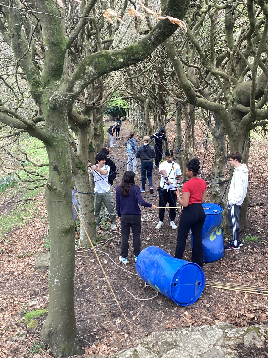 LEH_Trips's tweet photo. The L6 leadership trip teams built their own obstacle courses this morning, to be completed by willing blindfolded participants. There was fierce competition to create the most exciting and difficult course. #LEHSchool #LEHSixthForm https://t.co/VFl2TYpe9s