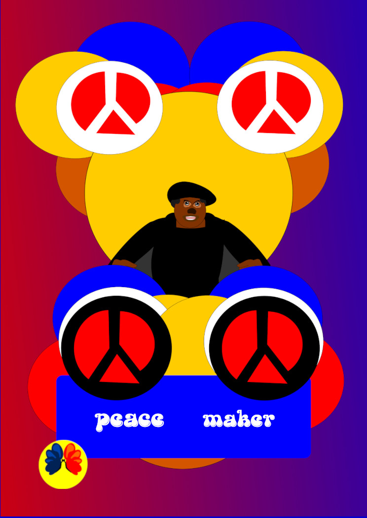 artmonism's tweet photo. Peace Maker 😇#artmonism #art #artistic #artist #artwork #beauty #artdaily #NFTs #絵画 #芸術の輪 #modernart #digitalart #startup #絵描きさんと繋がりたい #selfemployment #nature #faith #blackart #picoftheday #TikTok #funnysunday #SundayFunday #beauty #SaturdayMorning #SaurdayMood https://t.co/qd1cFmnc7t