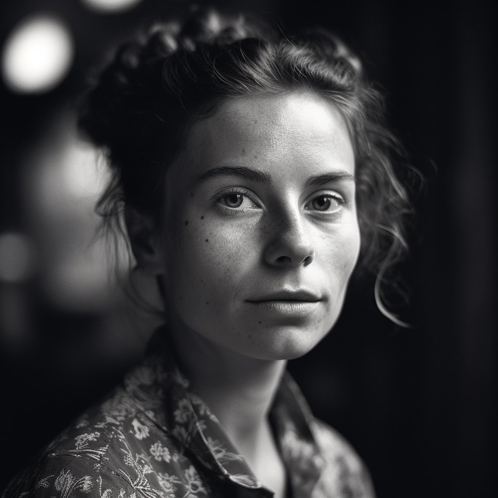 GroovyMikeJP's tweet photo. Black and White portrait photography, Nikon F with 85mm lens in the prompt parameters.

#chiaroscuro #midjourney #blackandwhitephoto #filmportrait #AIart #aiphotography #AIphoto #portraitphotography https://t.co/EucTeIR743