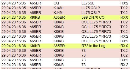 A65BR's tweet photo. Nice random QSO with KI0KB on the recent orbit of IO-117, distance over 12,400 km, new WAS CO and grid DN70. #amsat #IO117 #KI0KB #vucc https://t.co/S1oJY9VFuK
