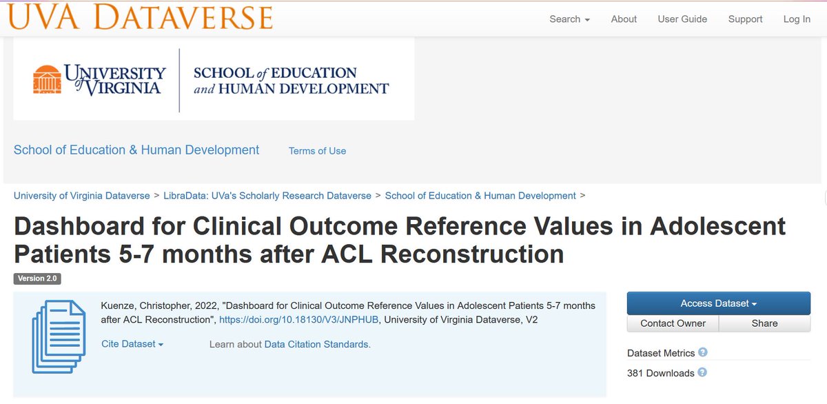 Do you work with adolescents post-ACL reconstruction 🤔

Our #ResearchReport has age-, sex- and graft-specific reference values. Read it 👉 ow.ly/rpvY50O28Pt

Then support your clinical decision-making w/ the dashboard here 👉 ow.ly/vjpj50O28Pu 😍

#yourJOSPT