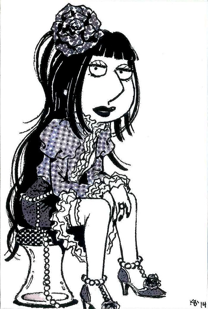 Kristina Bustamante was cooking when she drew these honestly