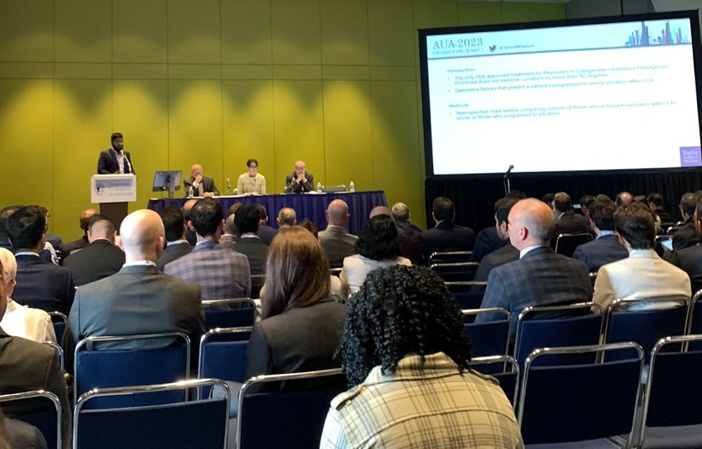 Great #AUA23 session on so many exciting developments in Peyronie's disease!
Huge thank you to <a href="/DrMohitKhera/">Mohit Khera</a> for your mentorship and support!
Now to relax and enjoy the rest of the meeting 🙂
<a href="/GalSaffatiMD/">Gal Saffati</a> <a href="/MichelleDai88/">Michelle Dai</a> <a href="/Areddy408/">Amit Reddy, MD</a> <a href="/bcm_urology/">BCM Department of Urology</a> #BARC