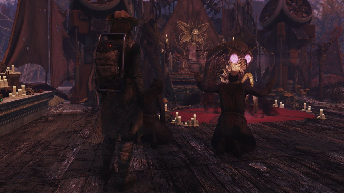 My first time experiencing the Mothman Equinox. I can honestly say I feel enlightened. #Fallout76