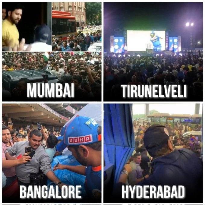 45Fan_Prathmesh's tweet photo. The CRAZE of ROHIT SHARMA!!🔥

#HappyBirthdayRohit https://t.co/7FKFz04tlo