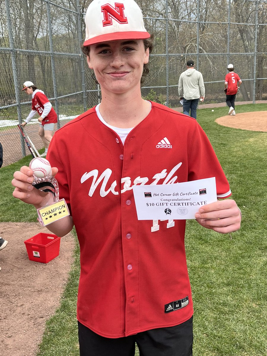 Great morning at Little League opening day! Dillon Harding wins the home run derby competition!