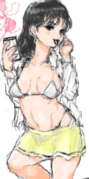 「絵チャお邪魔しました～ #わたモテ」|でつのイラスト