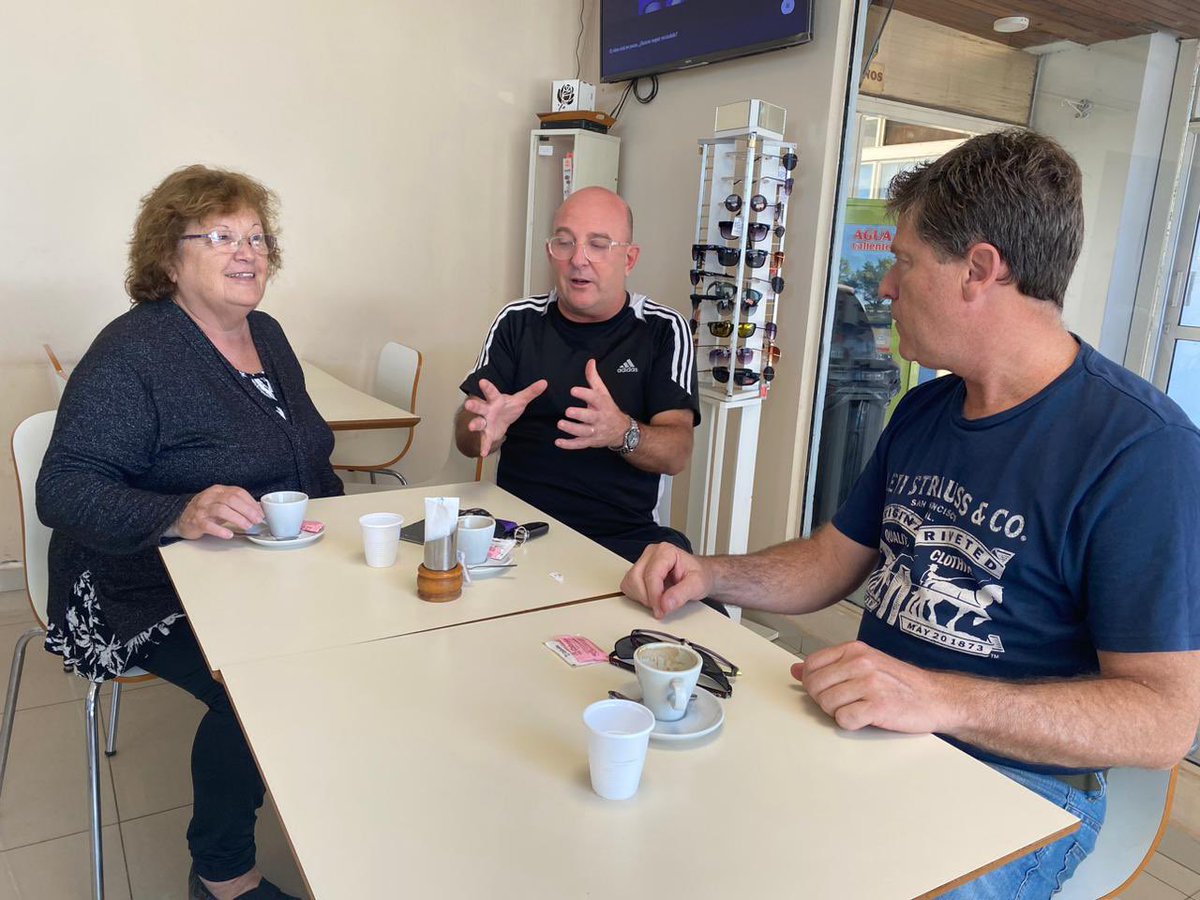 Dialogando 🗣️ sobre las perspectivas y la realidad actual del Departamento Unión.

Seguramente, <a href="/carlosbriner/">Carlos Briner</a>, María Elisa Vidal y @gerardozuin van a ser actores fundamentales del triunfo que se avecina 🙌