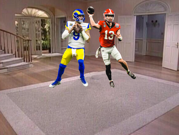 RamsNFL's tweet photo. QB room                     QB room
before today             after today https://t.co/4ZJTkuCzB9