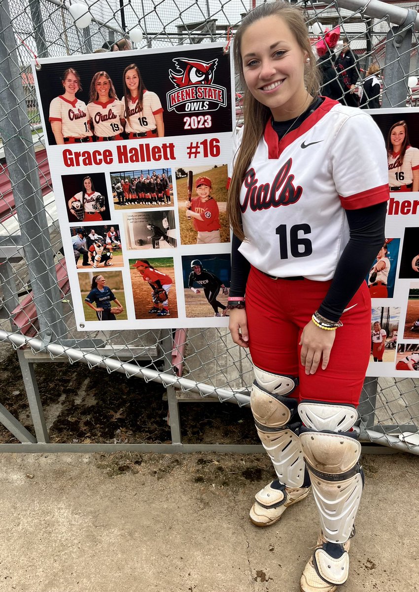 KSCsoftball's tweet photo. Celebrated our seniors today. So much love for all they do and have done for our program. #OWLin #19 #16 #13 https://t.co/x2IYUnPilx