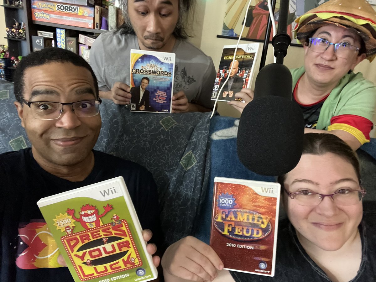 GtoTheNextLevel's tweet photo. GGSN (G Game Show Network is ON THE AIR! 🔴 *Twitch Link Below*
Our contestants, @Rannchan, @ArnellragasA, @KaiKatGamingCat are ready for more Wii Gameshow Madness! Come hang and see who wins~ #retrogaming #GGSN https://t.co/GAwNoCvZEx