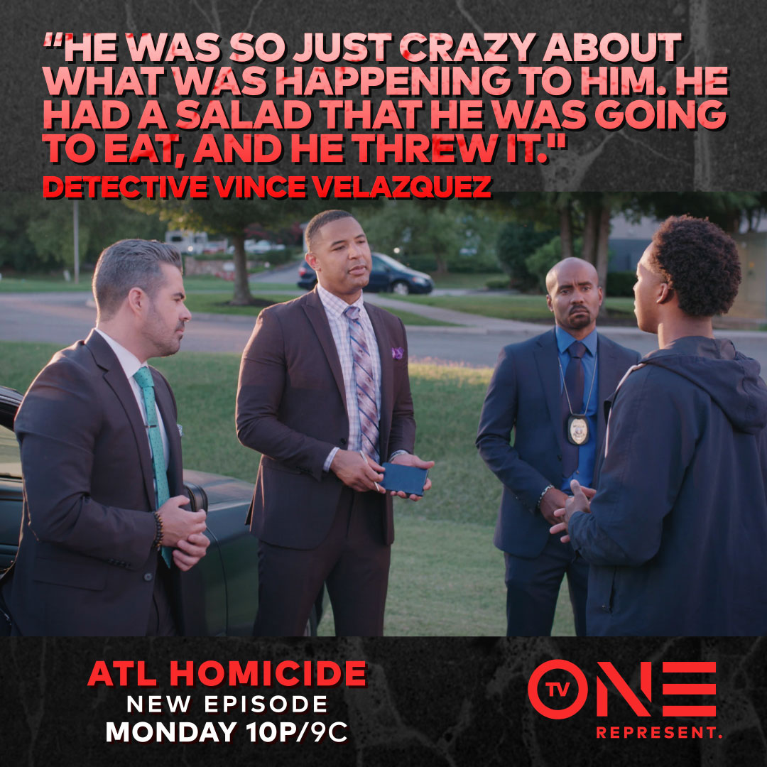 tvonetv's tweet image. Quinn and Vince investigate the death of a man found lying in the leaves with a gunshot wound to his torso, but as they look into it, they learn about a second victim. 😲 Catch an all-new #ATLHomicide on Monday at 10p/9c #TrueCrimeMondays 🔍