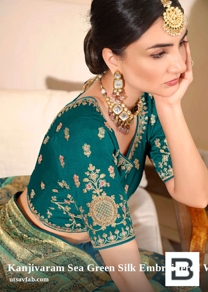 utsavfab's tweet photo. Kanjivaram Sea Green Silk Embroidered Work Utsav Sari For Ceremonial utsav13087
by UTSAV FAB starting at $85.00. 
whats app at +1 919 590 5389
#utsav #utsavfab #utsavfashion #saree #salwar_kameez #lehenga https://t.co/iqBaQIEADo
