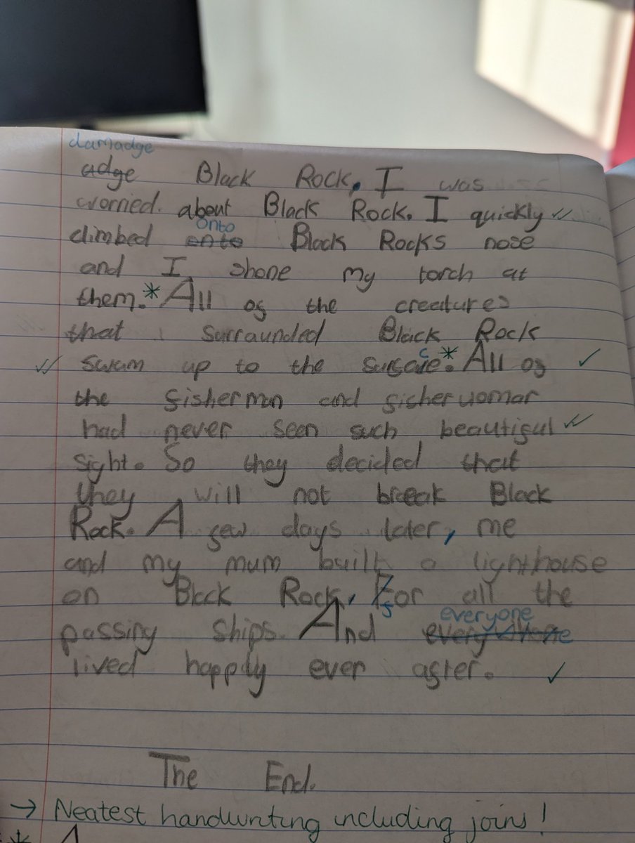 MsCroft2425's tweet photo. Year 2 have enjoyed studying our golden thread author @Joetoddstanton and The Secret of Black Rock - we retold the story from Erin's perspective. Here's a thread of our work. @SpaldingPriAcad @InfinityAcad https://t.co/UBYp7TXDdM