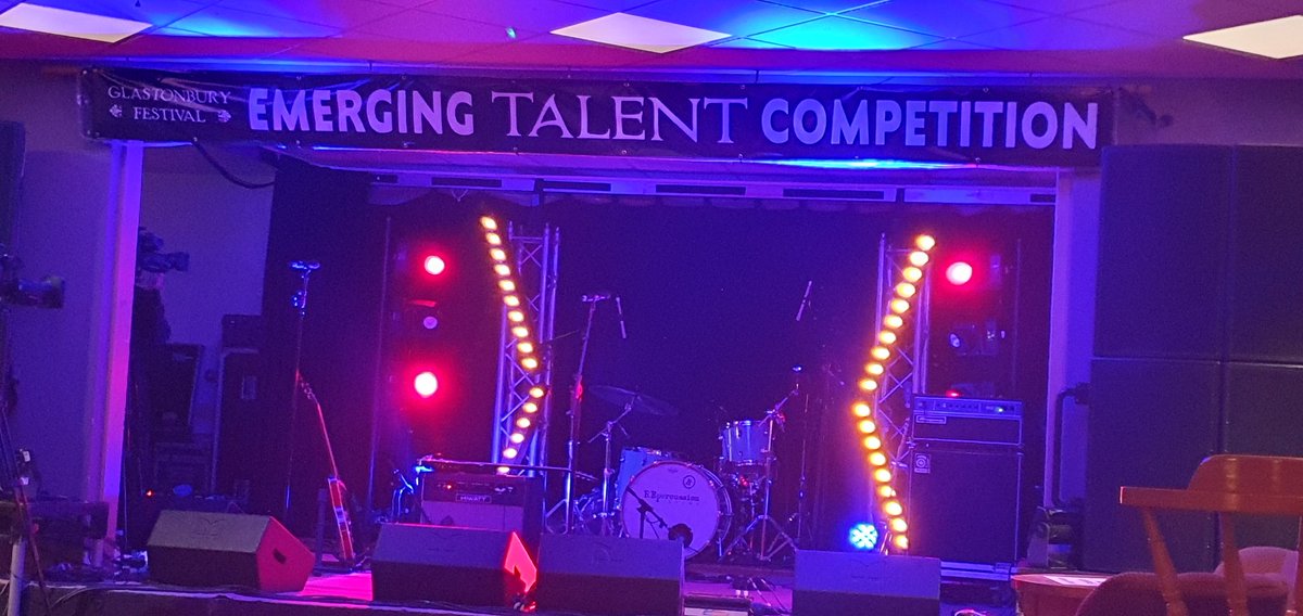 Good luck to all the bands tonight at Glastonbury Emerging Talent competition #Glastonburyfestival