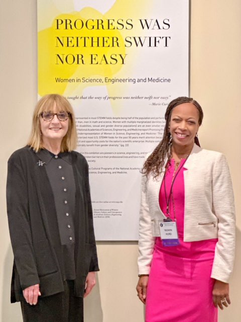 Very special last night to celebrate the events of #NAS160 with my @IcahnMountSinai colleague Yasmin Hurd @neurovoice. 

Marie Curie had it right.
