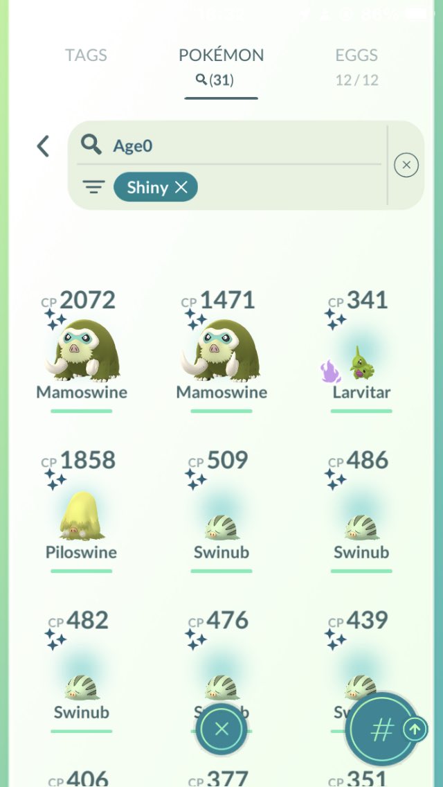 dylanpatten49's tweet photo. Good grind with @stealthcstt1 31 shinys on the day with my 2nd shadow shiny larvitar ✨✨✨ https://t.co/YXgrhFXRKY