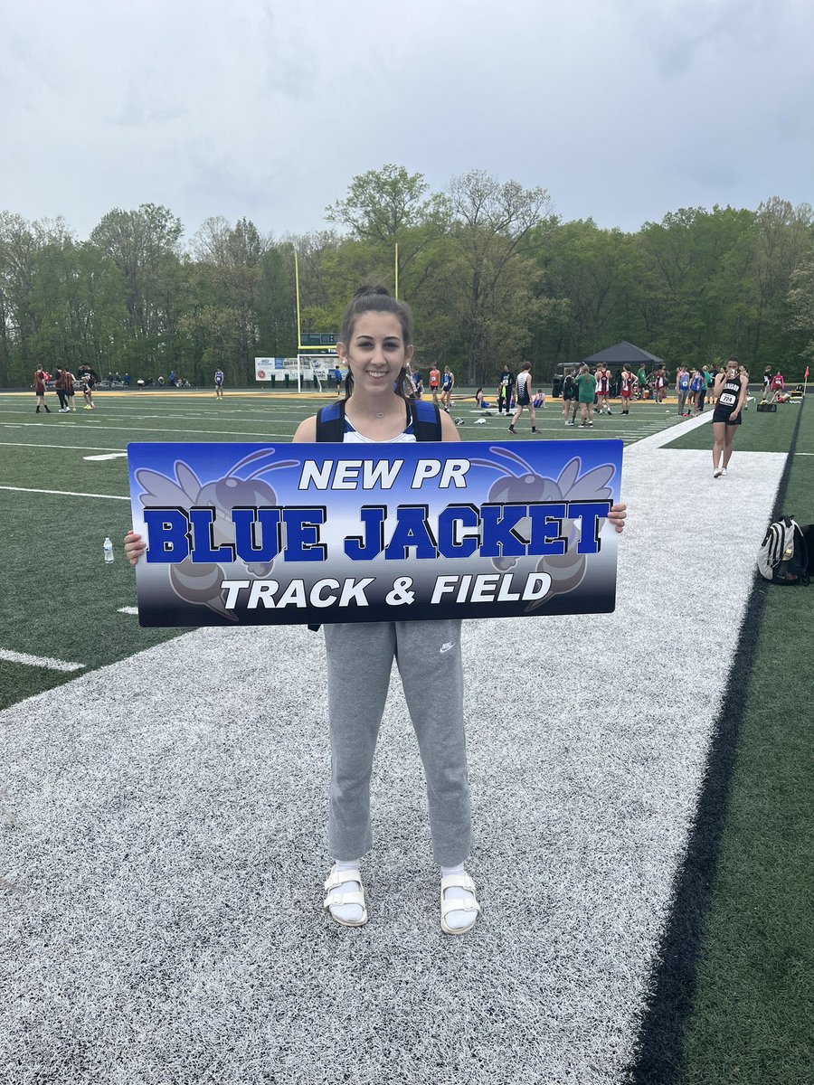 A 400M PR for Callie today.