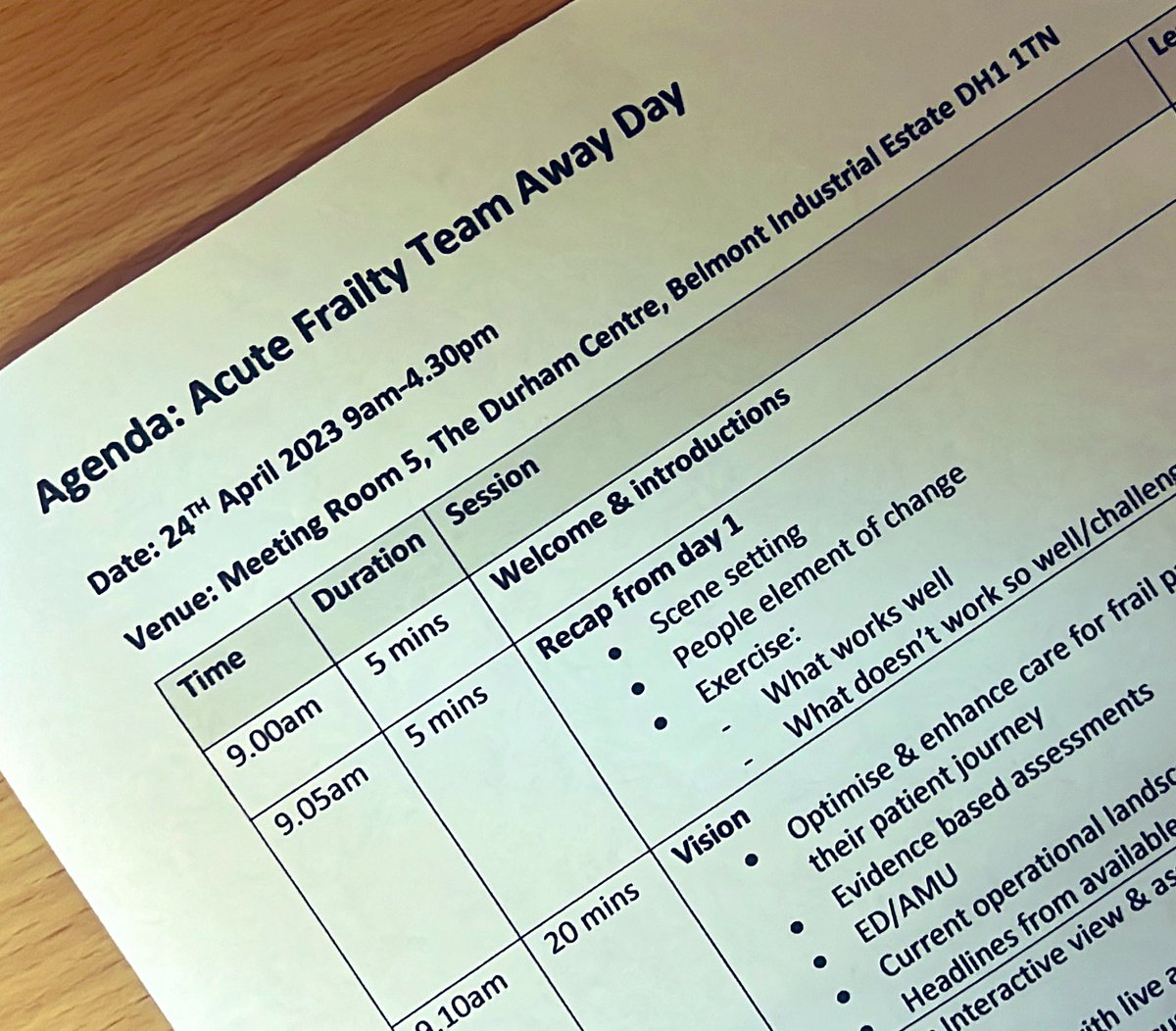 AcuteFrailty_'s tweet photo. Stop the bus day two was in full swing this week! The team focused on how we can improve the patients journey and developing current pathways with CDDFT… watch this space 💚 #frailty https://t.co/DlWRQwx744