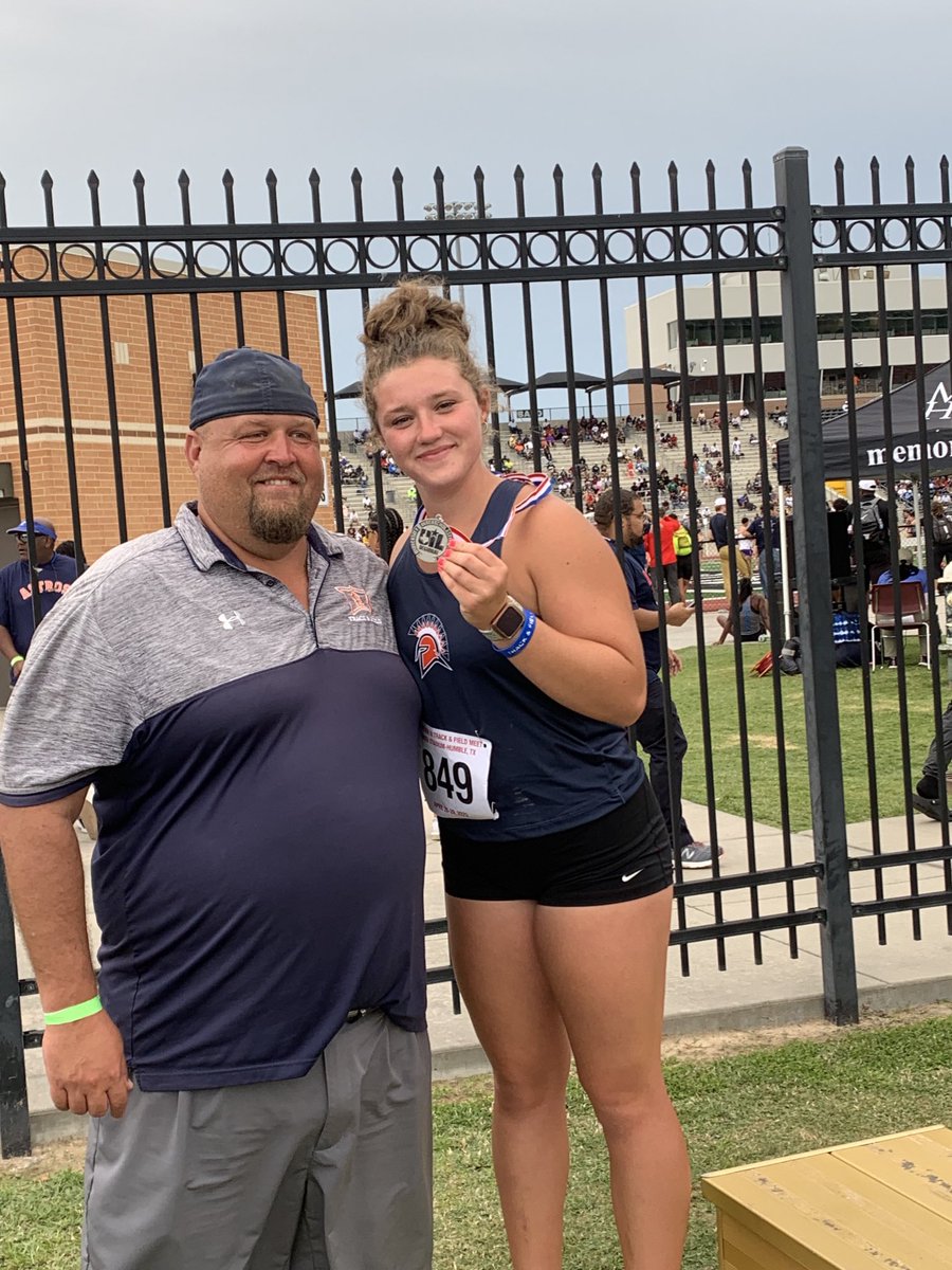 Congratulations to sophomore Janey Campbell who returns to Austin to compete in the state meet! Her throw of 43’ 8.75” was good enough to take 2nd at the Region 3 Track and Field Championship.