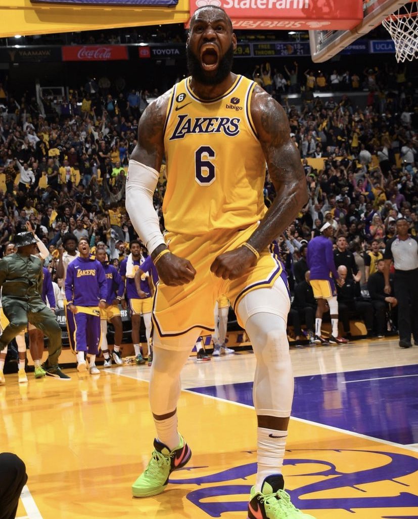LeBron James via Instagram: “Si alguna vez me ven el bosque peleando con oso Grizzly, ayuden al oso”.

B a s a d o.