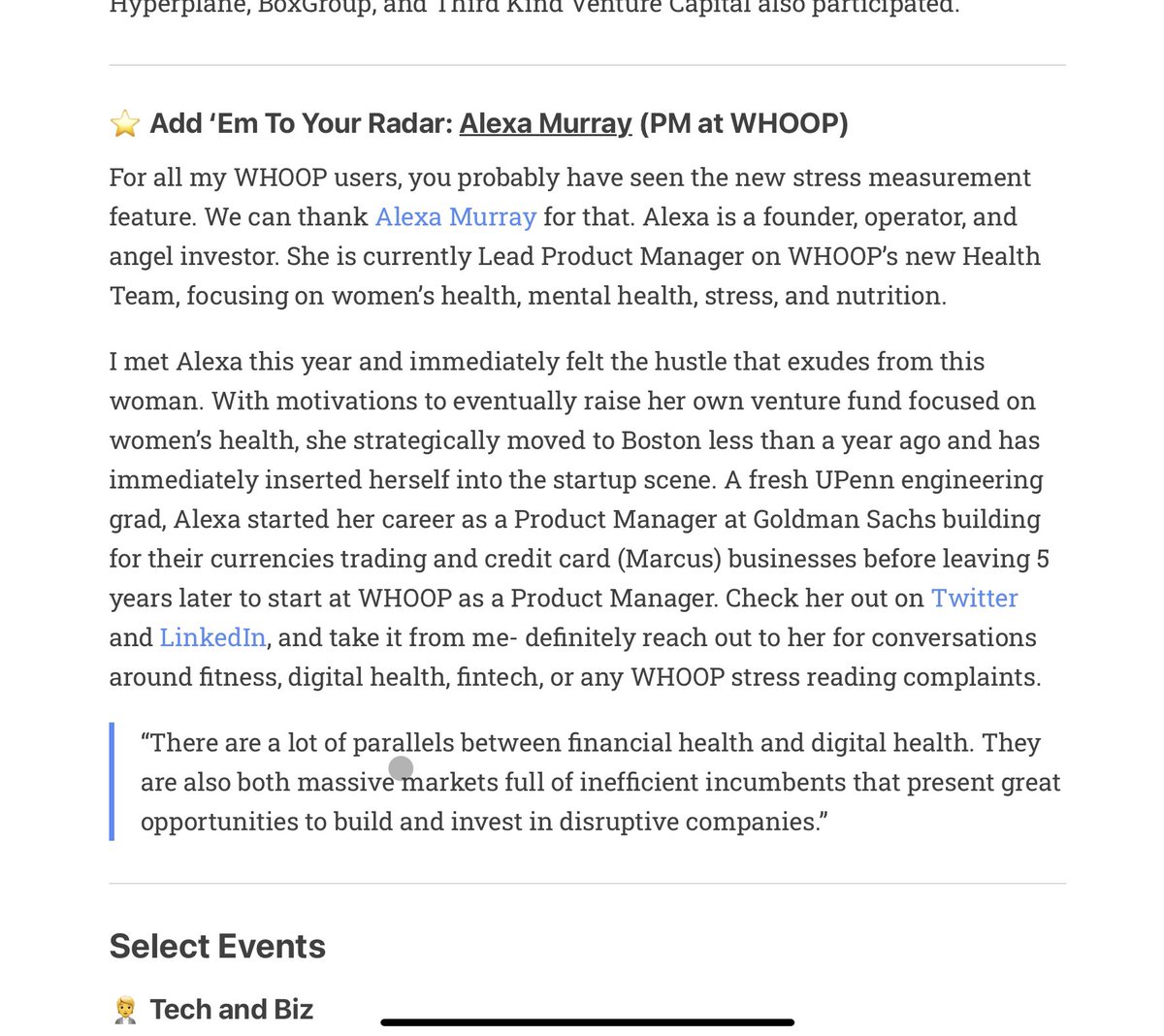 _alexa_murray's tweet photo. Thank you @AbigailRisse for the feature as this edition’s “Add ‘Em To Your Radar” in #BostonTechDeals! 

Get bi-weekly updates on the most exciting activity in the Boston VC/Startup ecosystem 👩🏽‍💻 

https://t.co/SBT3jPZQwT #Boston #bostonvc #bostonstartups https://t.co/Dxfd38ybE2