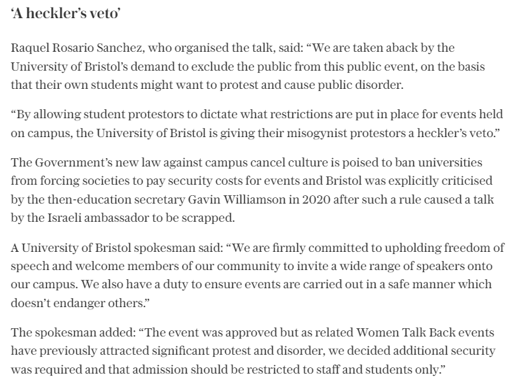 The Free Speech Union tweet media