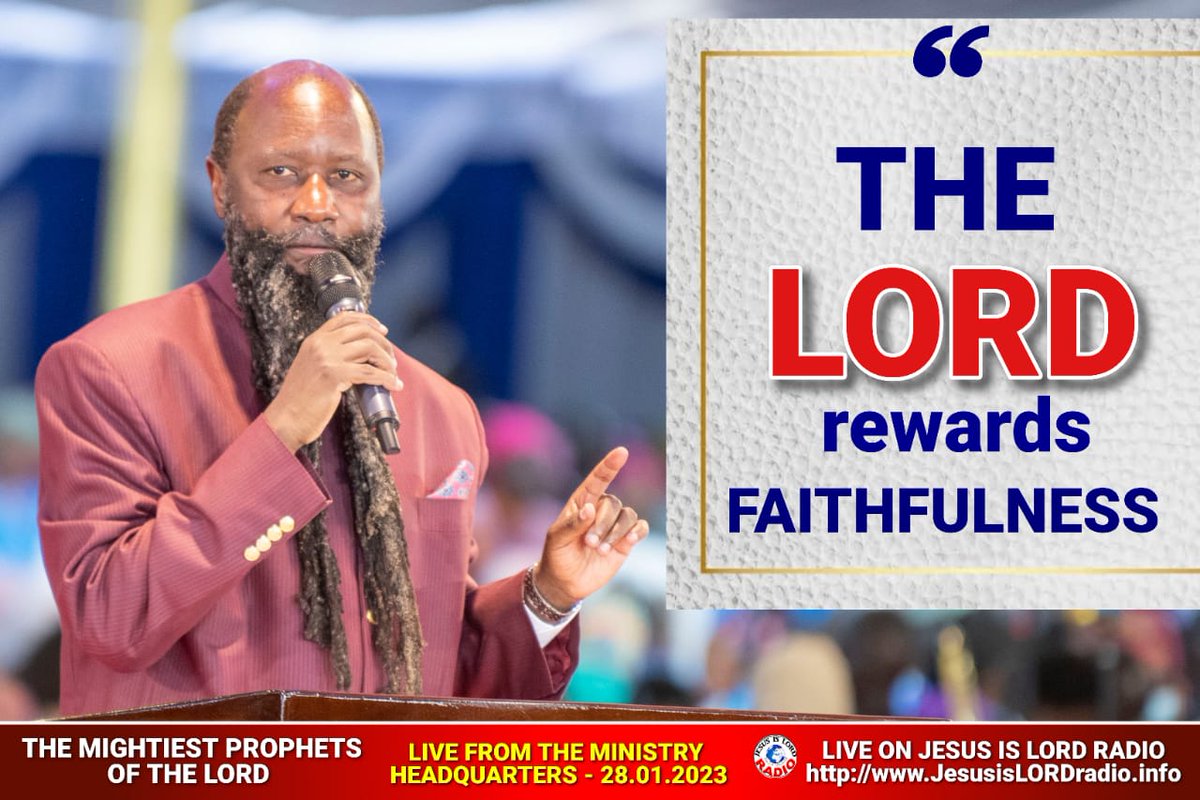 Ever since when the LORD sent His Mightiest Prophets to this dying world,they came with message of Prepare the way the Messiah is coming that has been the our Mission and vision statement.Can this Morden church learn something from This last call plus message 

#OneTouchFromJesus