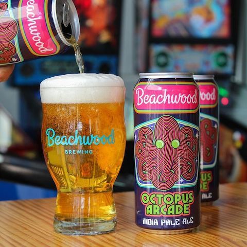 Search: Beachwood Octopus Arcade IPA
.
📸 @beachwoodbrewing 
.
Let your tentacles bounce around the colossal flavors and aromas in this West Coast-Style IPA! Mosaic, Idaho 7 and Ekuanot combine for notes of blueberry, tropical fruit and evergreen pine… instagr.am/p/CroK4PZv584/