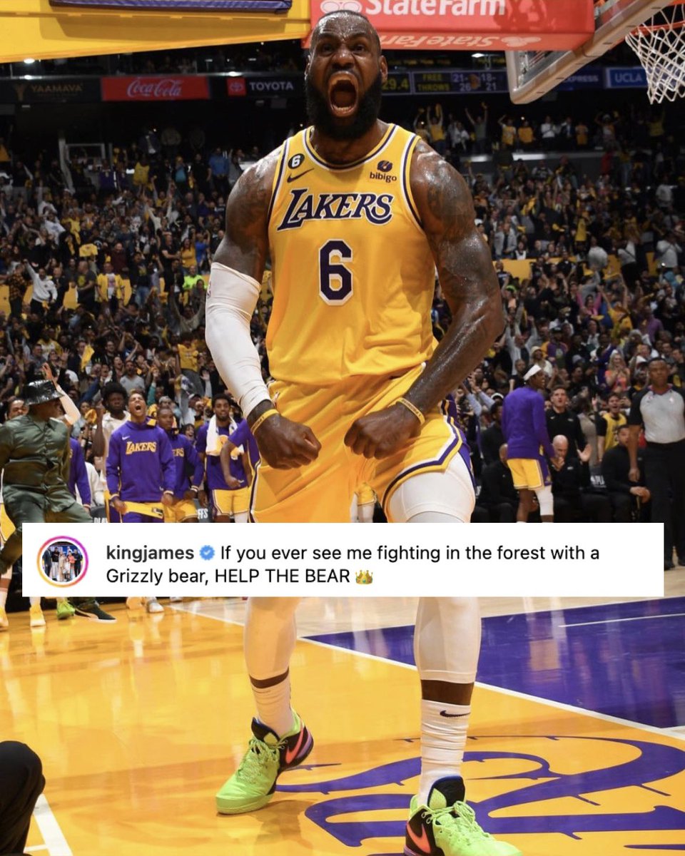 This might LeBron’s coldest caption ever 🥶 <a href="/KingJames/">LeBron James</a>