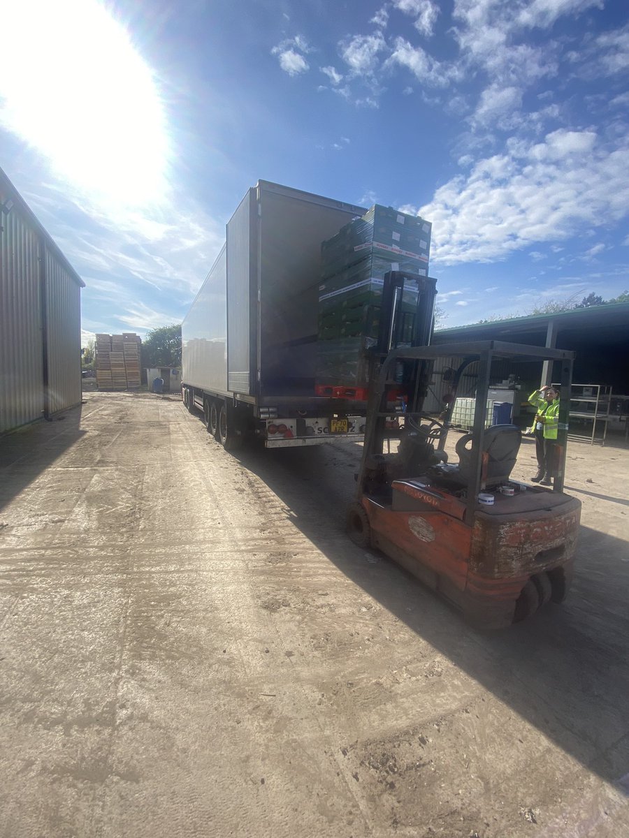 After nearly 20 years of supply the last of our produce to leave the farm for Lidl GB. Won’t miss waiting round for wagons to turn up but a bit of an emotional day nonetheless.