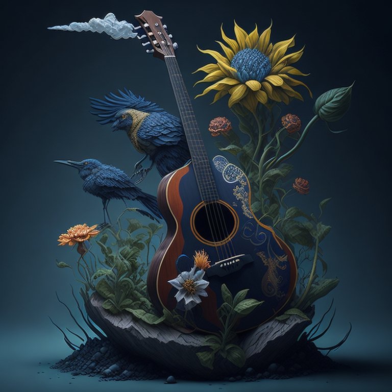 dotslashgabut's tweet image. i love this.. hahaa.. 🥰
random words prompt? WORKS FINE!

rubic art. bird, guitar, flower, hurricane, planet, ocean, cloud, sand, rock, sun

#randomwords #randomprompt #LeonardoAI #stabledifussion #AIart #aiartcommunity #AI #Aigenerated #aigeneratedart #art